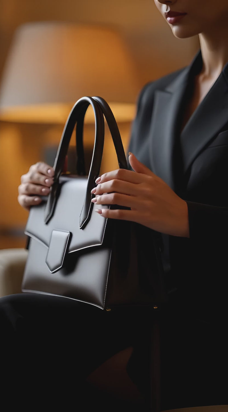 Luxury handbag, woman